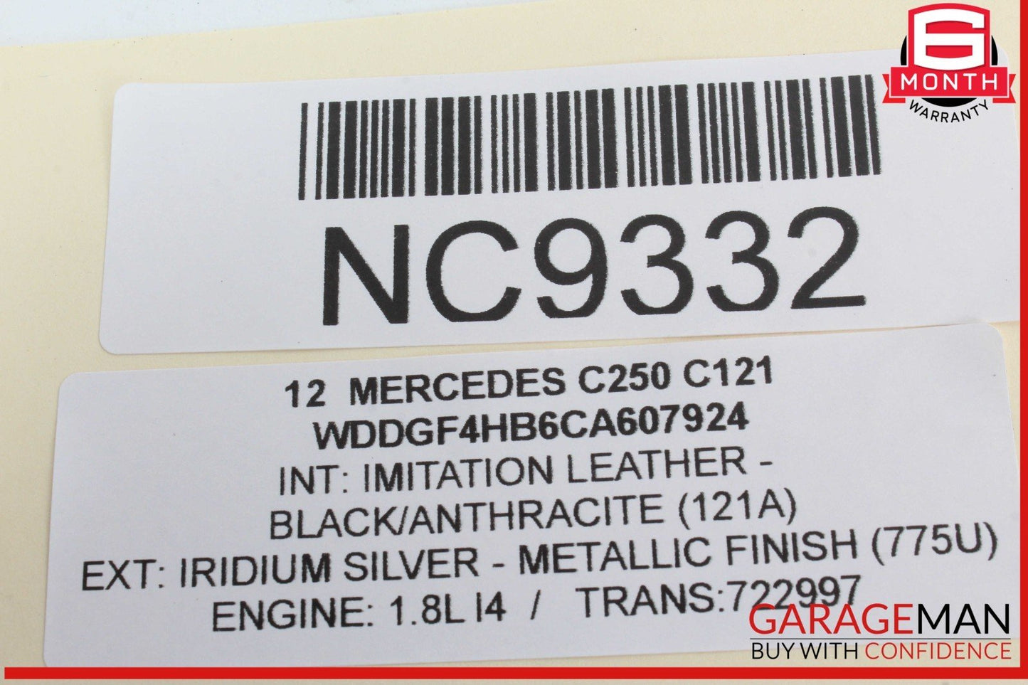 12-14 Mercedes W204 C250 C300 C350 Dash AC A/C Air Vent Grill Right Side OEM