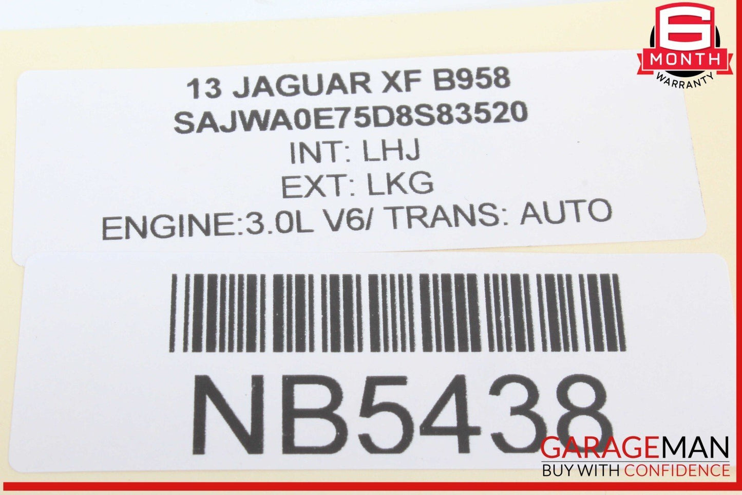 09-15 Jaguar X250 XF Front Right Exterior Door Handle w/ Cable & Bracket OEM