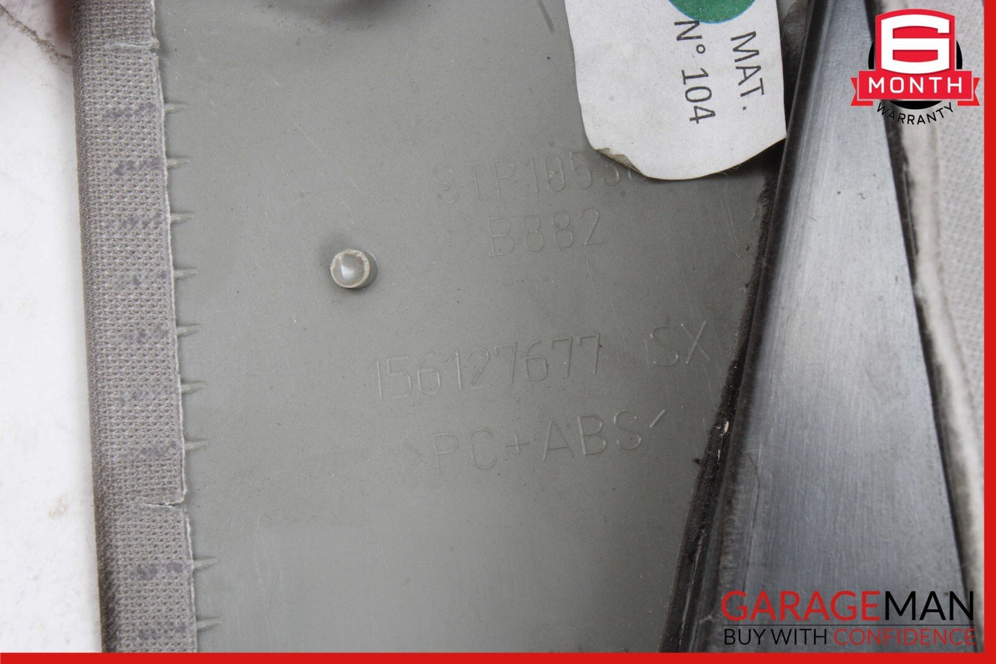 17-22 Alfa Romeo Giulia Front Left Side A Pillar Cover Panel Trim Gray OEM