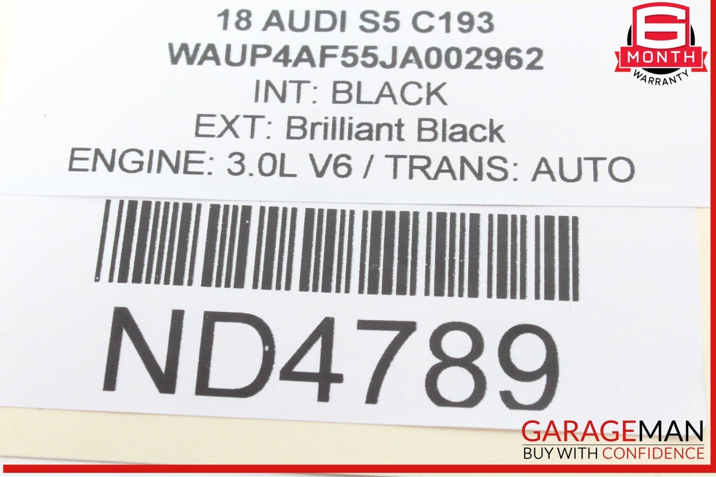 18-24 Audi S5 Coolant Expansion Reservoir Tank Bottle 8W1121403A OEM
