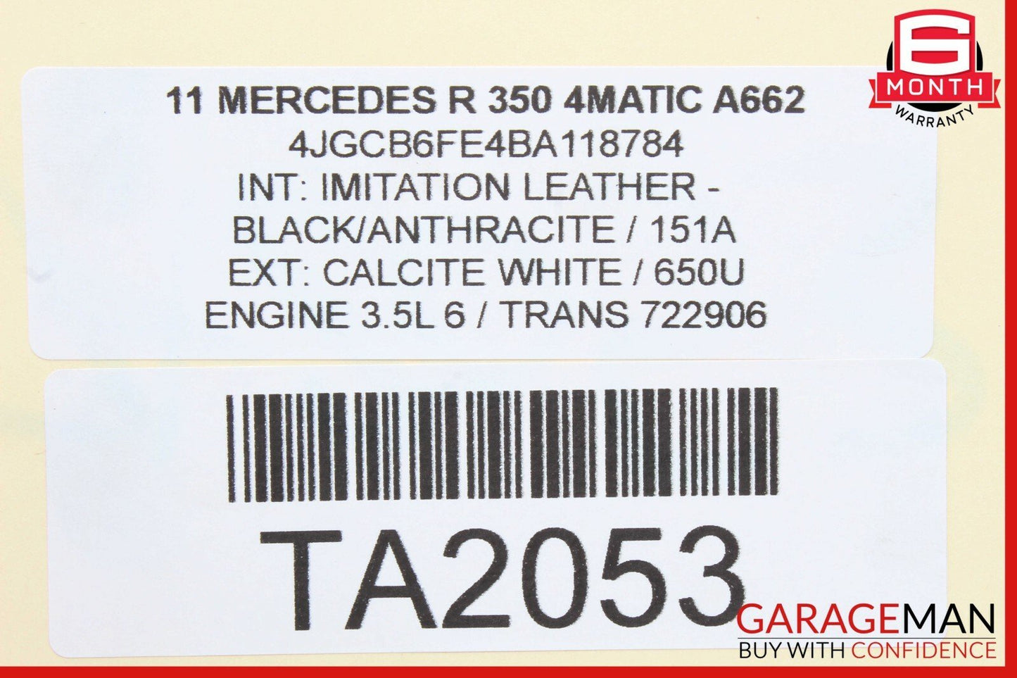 06-13 Mercedes-Benz R350 W251 Air Pneumatic Suspension Valve Block Airmatic 2513200158