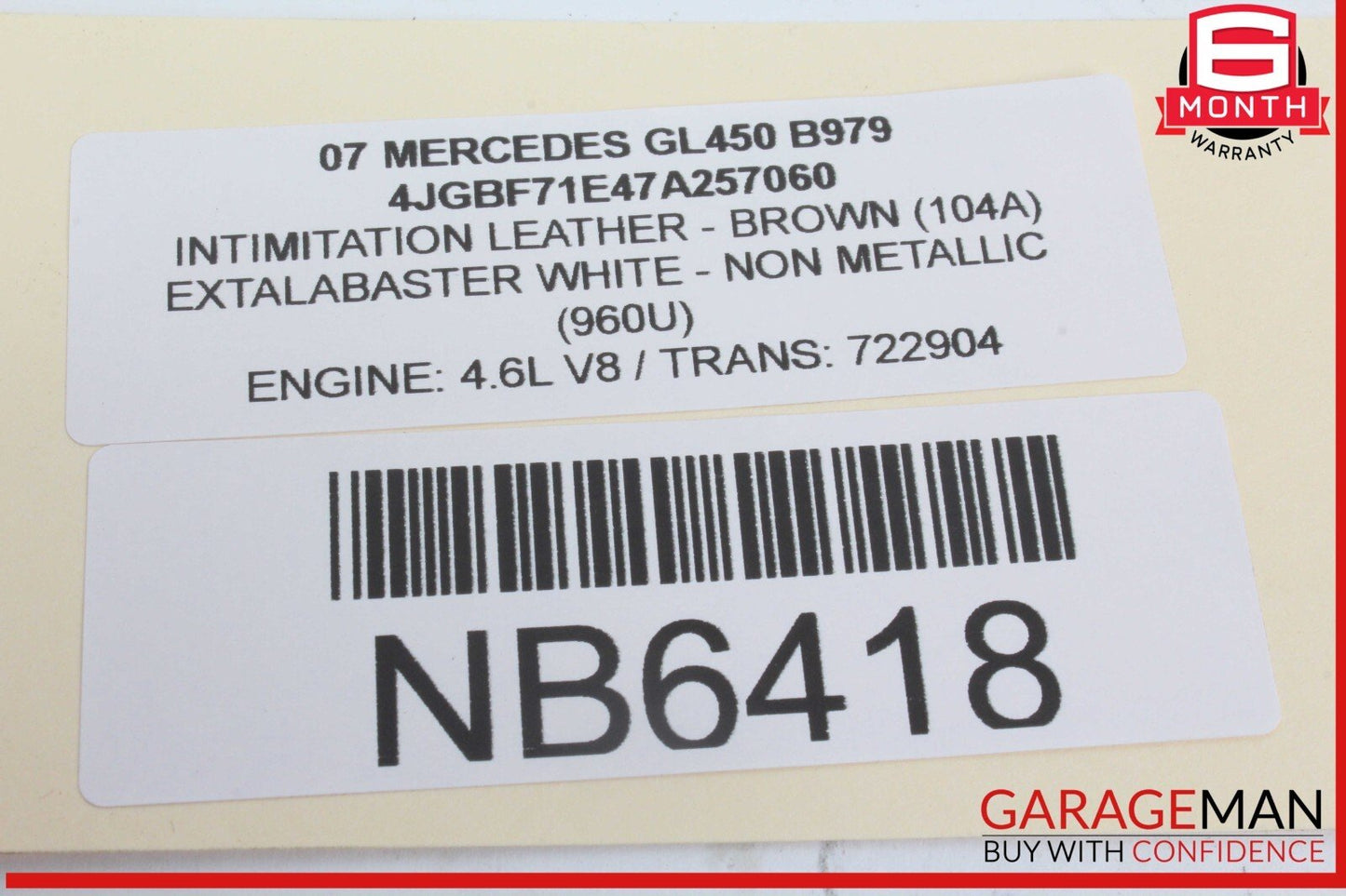 07-12 Mercedes X164 GL450 ML350 Parking Brake Pedal 1642901901 OEM