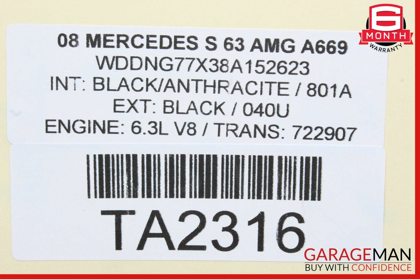 07-13 Mercedes W221 S63 AMG Front Left Driver Under Seat Control Unit OEM