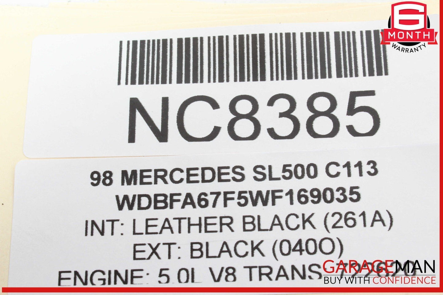 90-02 Mercedes R129 SL500 500SL Front Right Side Seat Control Switch Module OEM