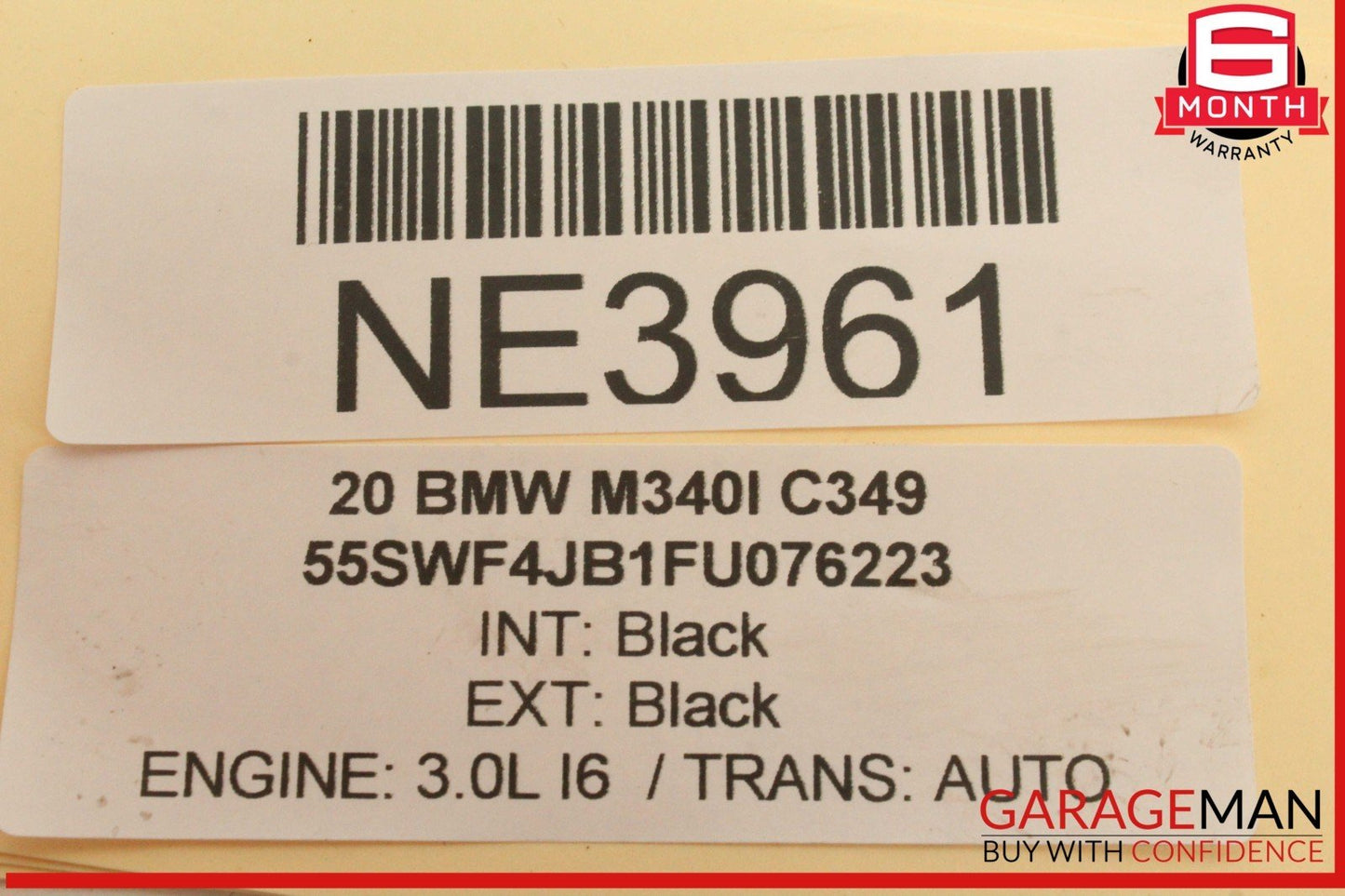 19-24 BMW M340i G20 Engine Motor Alternator Generator Denso 150A 14V 8654280 OEM