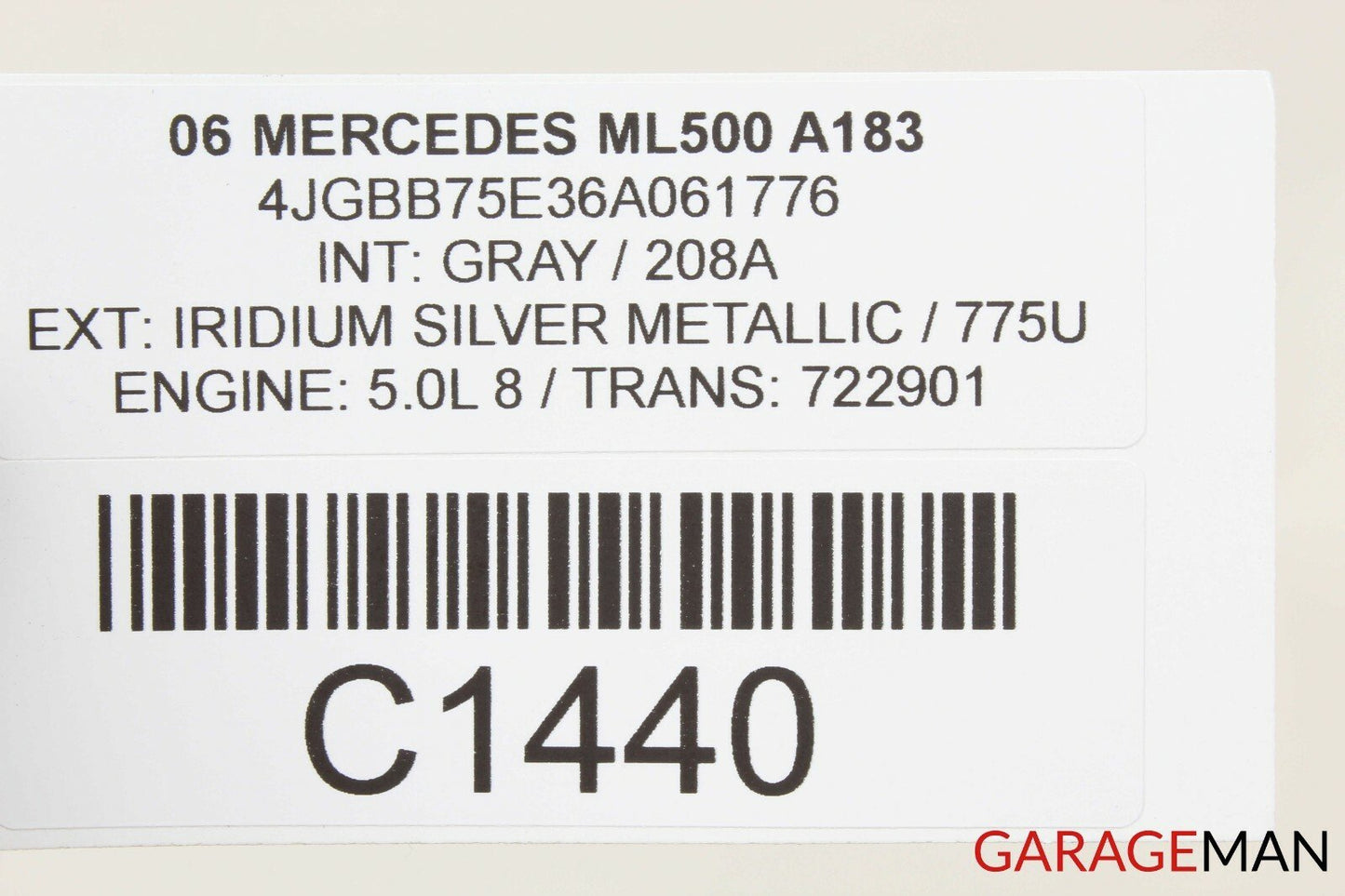 06-12 Mercedes W164 ML500 GL450 Front Left Side Seat Control Switch Trim Cover