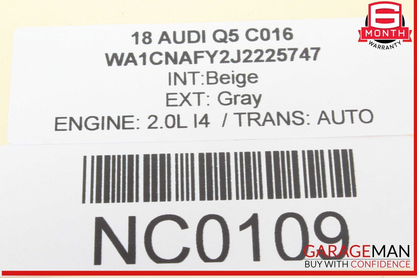 18-25 Audi Q5 Keyless Key Less Entry Antenna Control Module Unit 80A907247 OEM