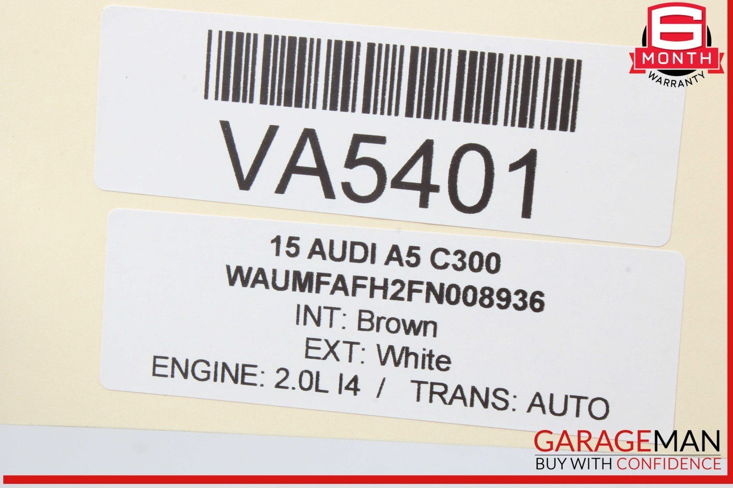 09-16 Audi A5 S5 Steering Column Cover Trim 8T0858345 OEM