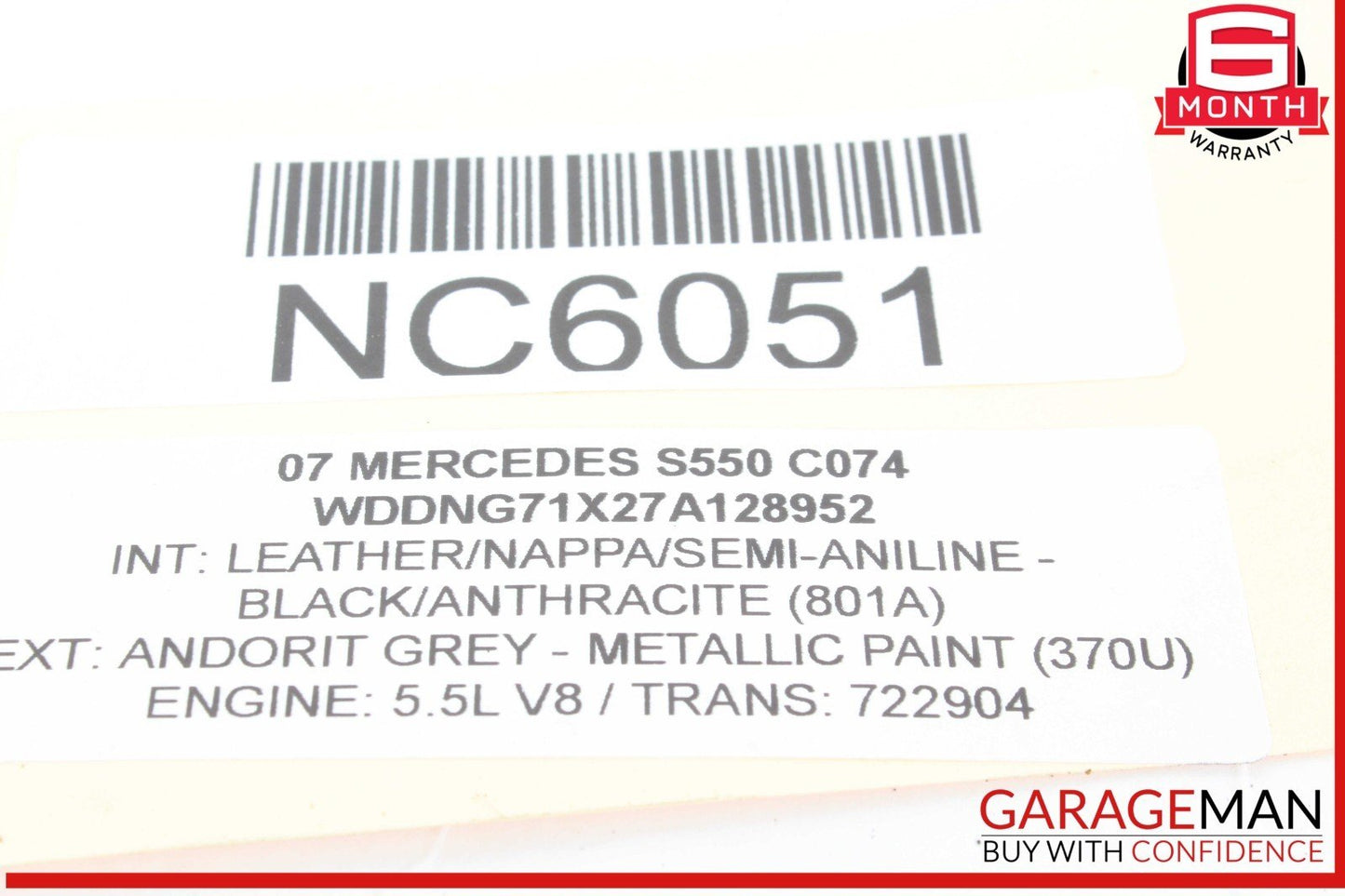 07-14 Mercedes W221 S550 CL550 Headlight Switch Night Vision Control OEM