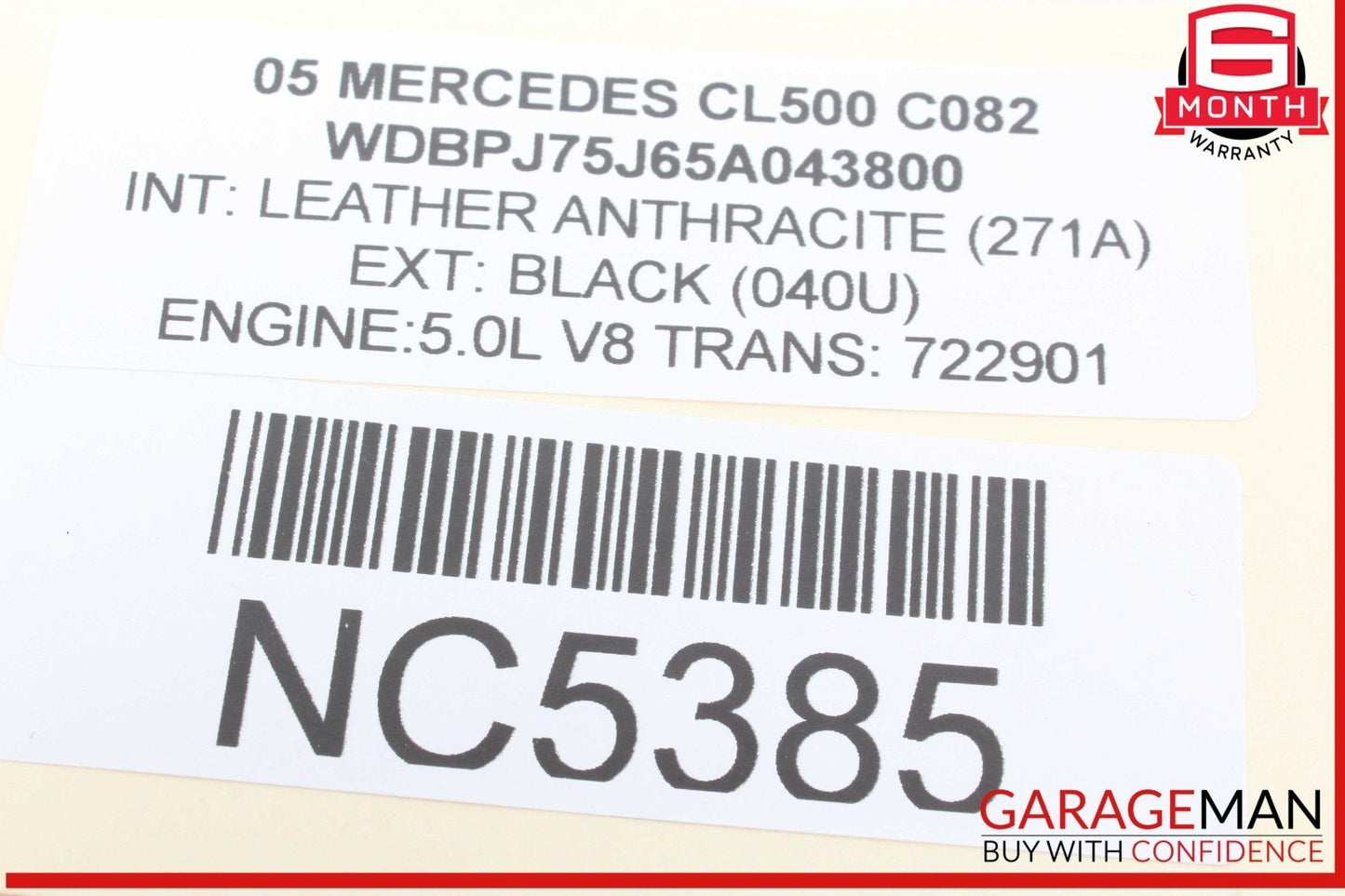 00-12 Mercedes W215 CL500 C230 S430 E320 Anti Theft Alarm Module 2118209126 OEM