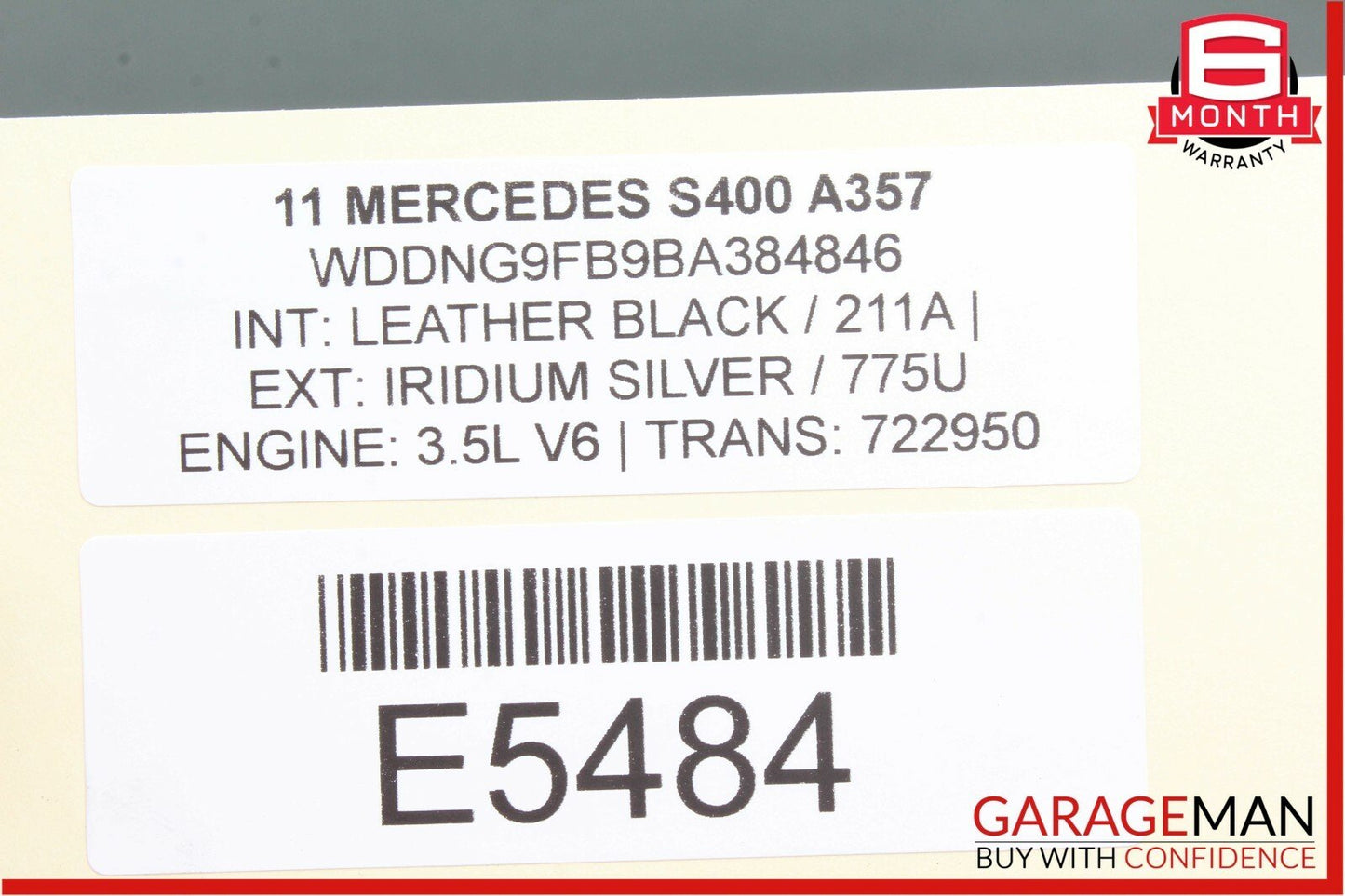 07-13 Mercedes W221 S400 S63 AMG CL550 Rear Trunk Lid Lock Latch Actuator OEM
