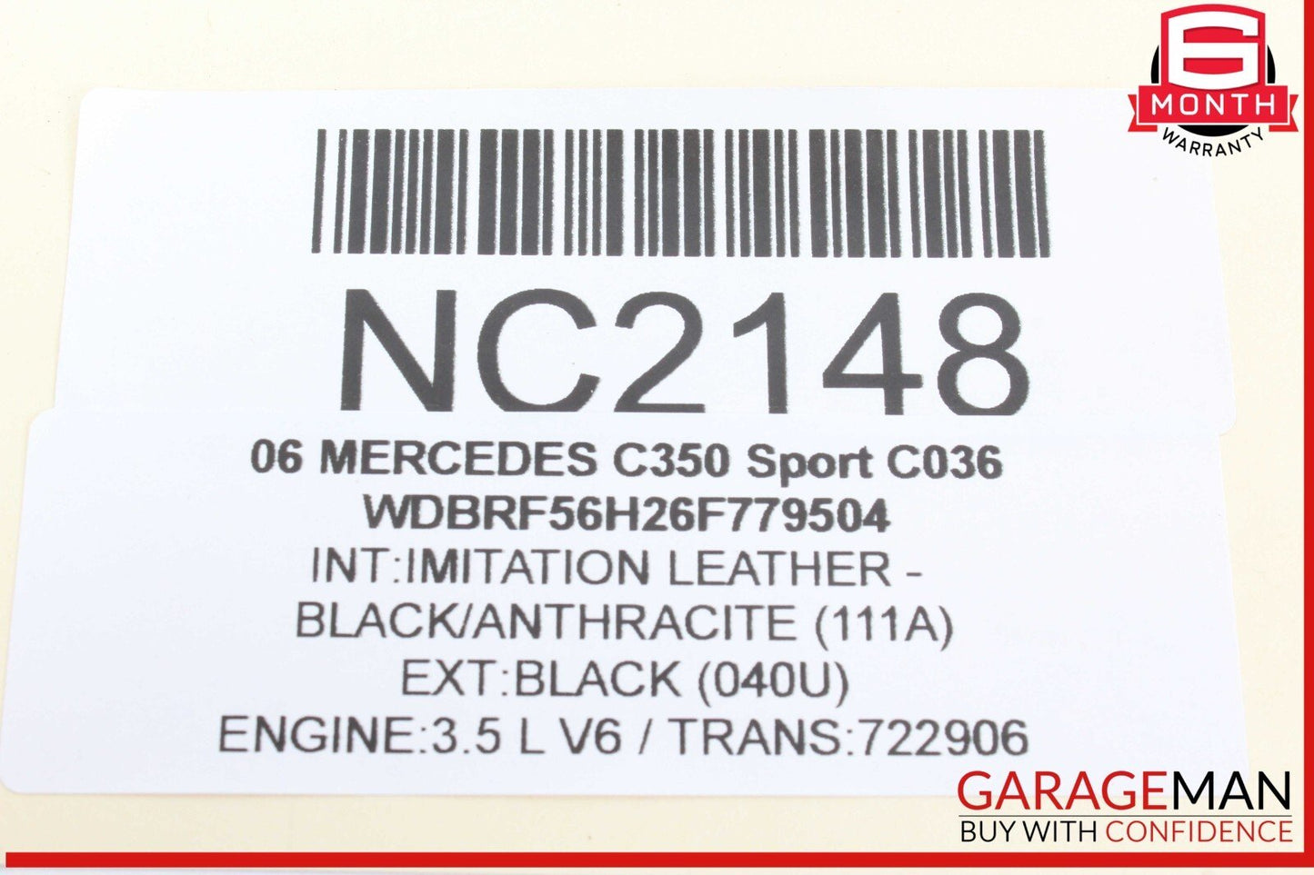 01-07 Mercedes W203 C350 Sport Front Left Side Door Control Module 2038201585