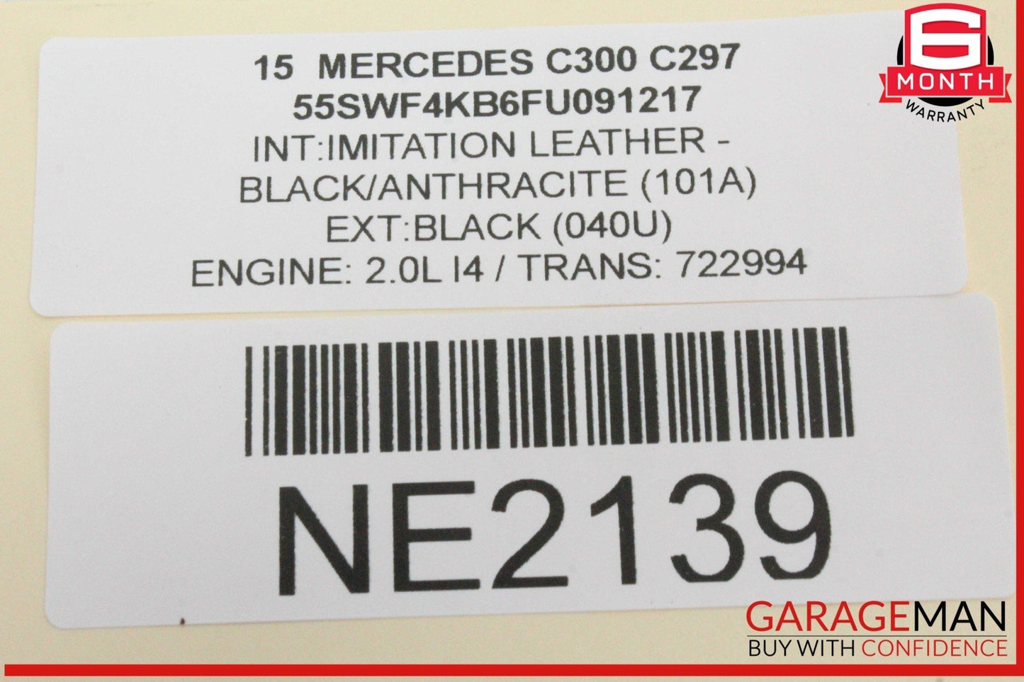 14-19 Mercedes W205 C300 CLA45 AMG Auxilary Water Coolant Pump 0005002686 OEM