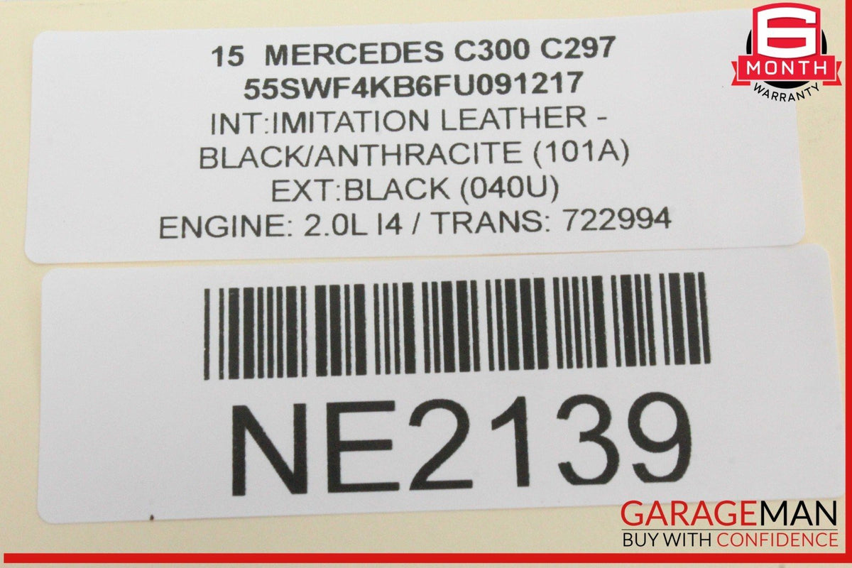 14-19 Mercedes W205 C300 CLA45 AMG Auxilary Water Coolant Pump 0005002686 OEM