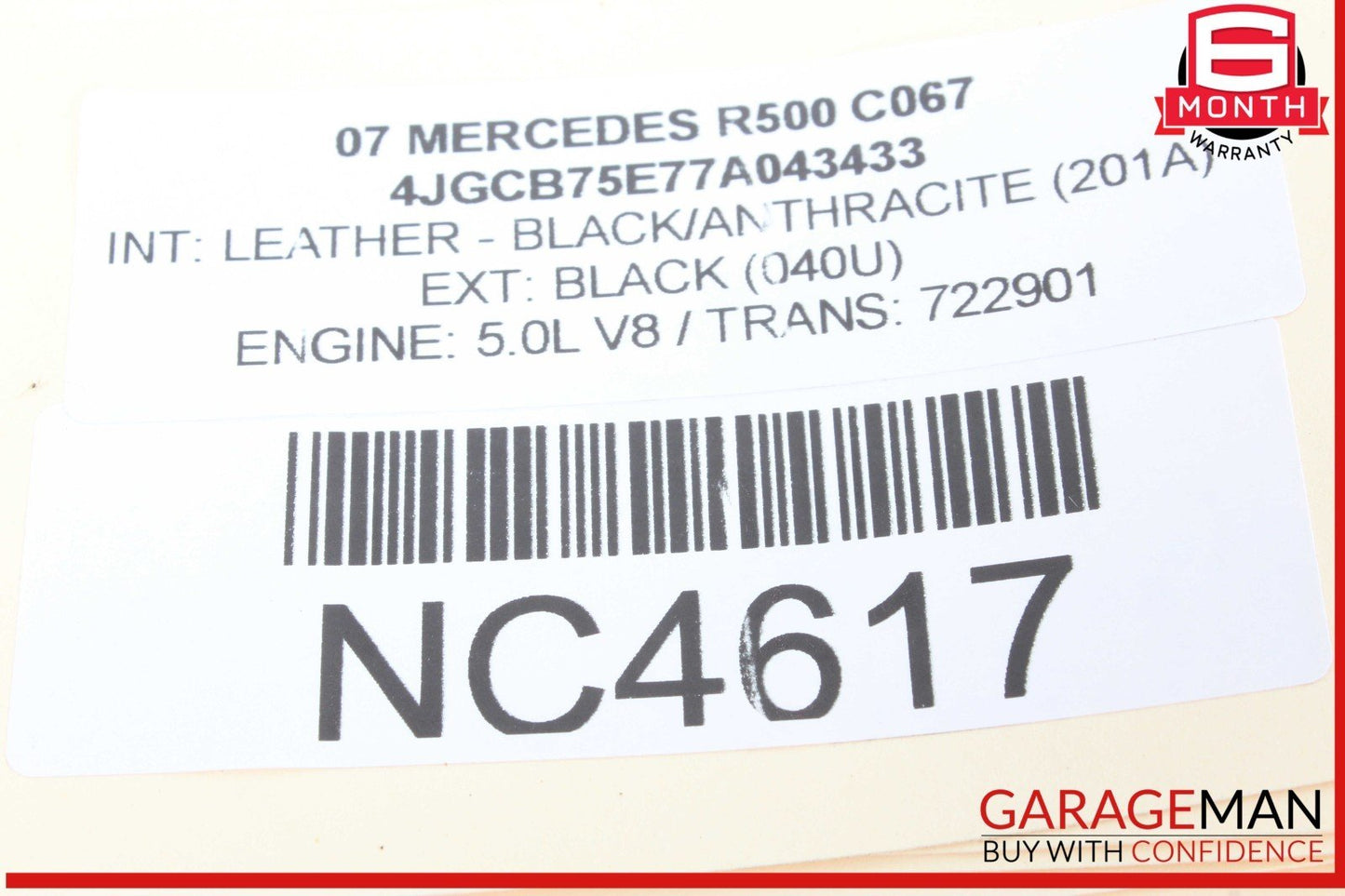 03-12 Mercedes W251 R500 CLS550 SLK350 Seat Control Module Left Side OEM