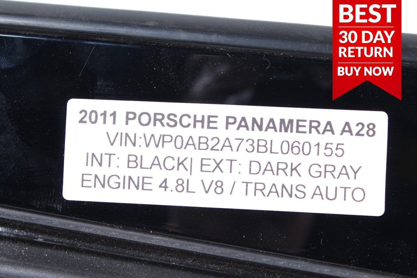 10-15 Porsche Panamera Rear Right Passenger Side Door Regulator Frame Panel OEM