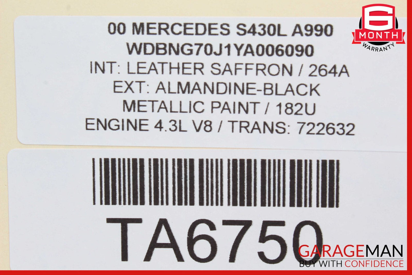 00-06 Mercedes W211 S430 Communication Voice Control Module 2208206426 OEM