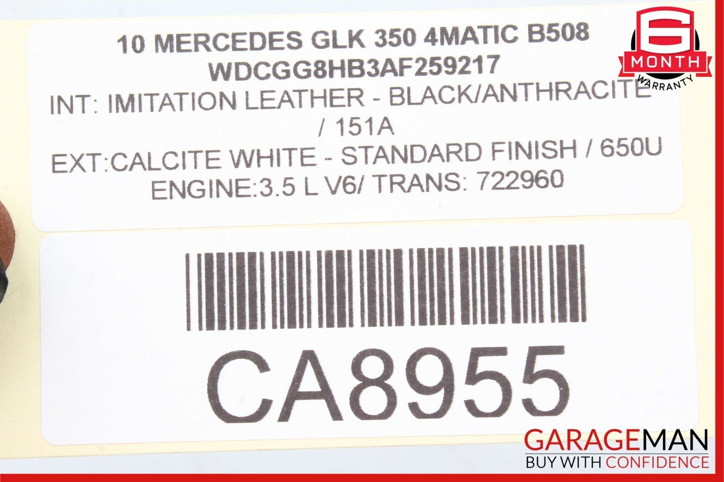 10-13 Mercedes W212 E550 E63 AMG Front Left Driver Side Seat Belt Black OEM