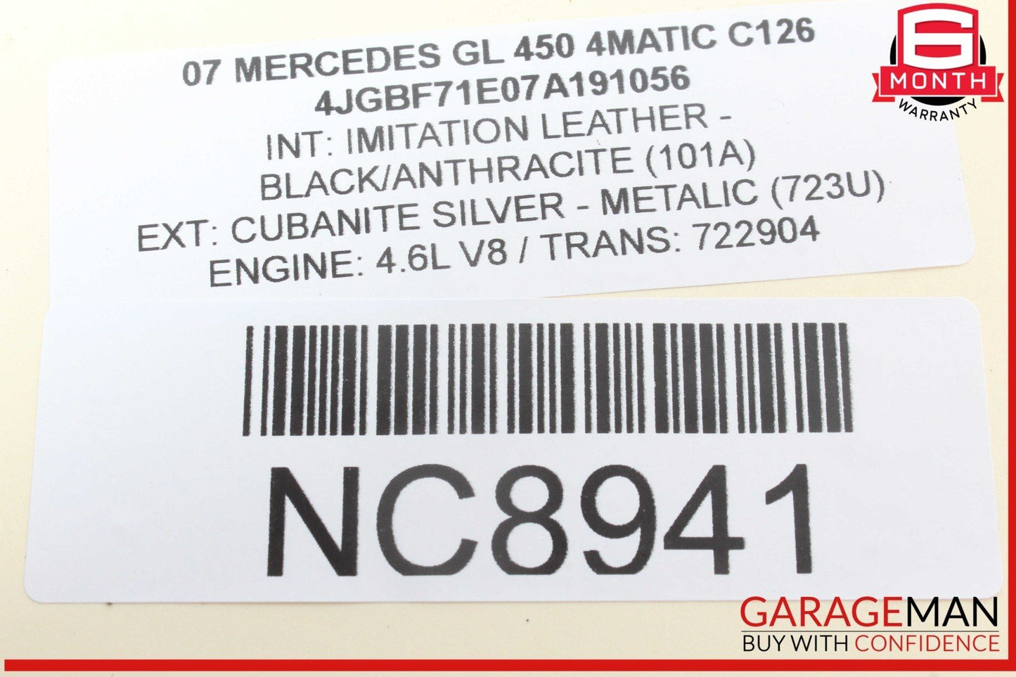 06-09 Mercedes X164 GL450 4MATIC Trunk Lid Liftgate Tail Gate Control Module