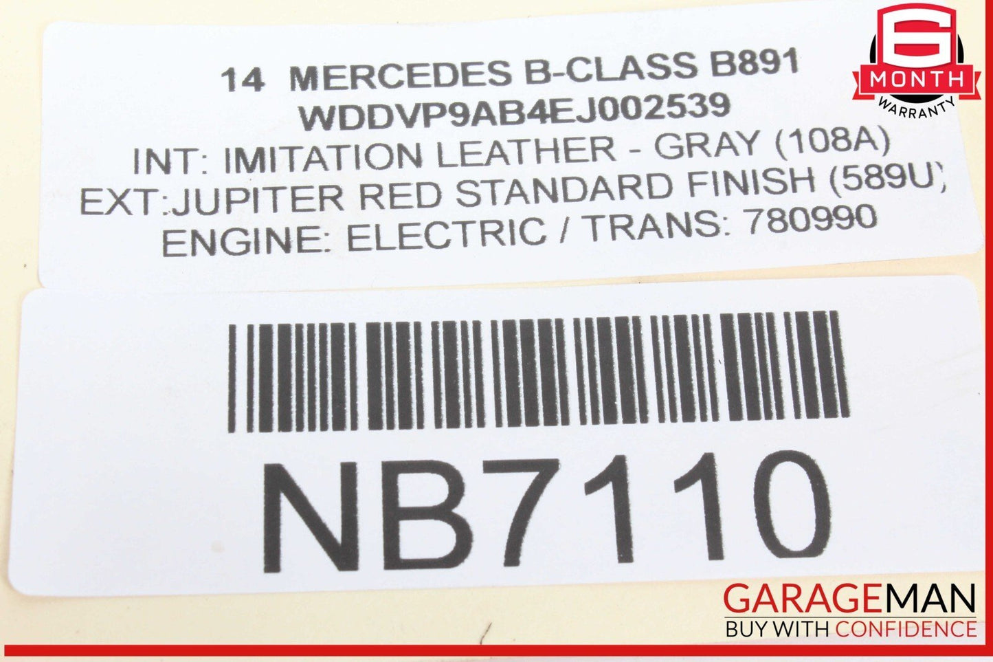 14-17 Mercedes B-Class W242 W246 A/C Air Conditioning Compressor Pump OEM