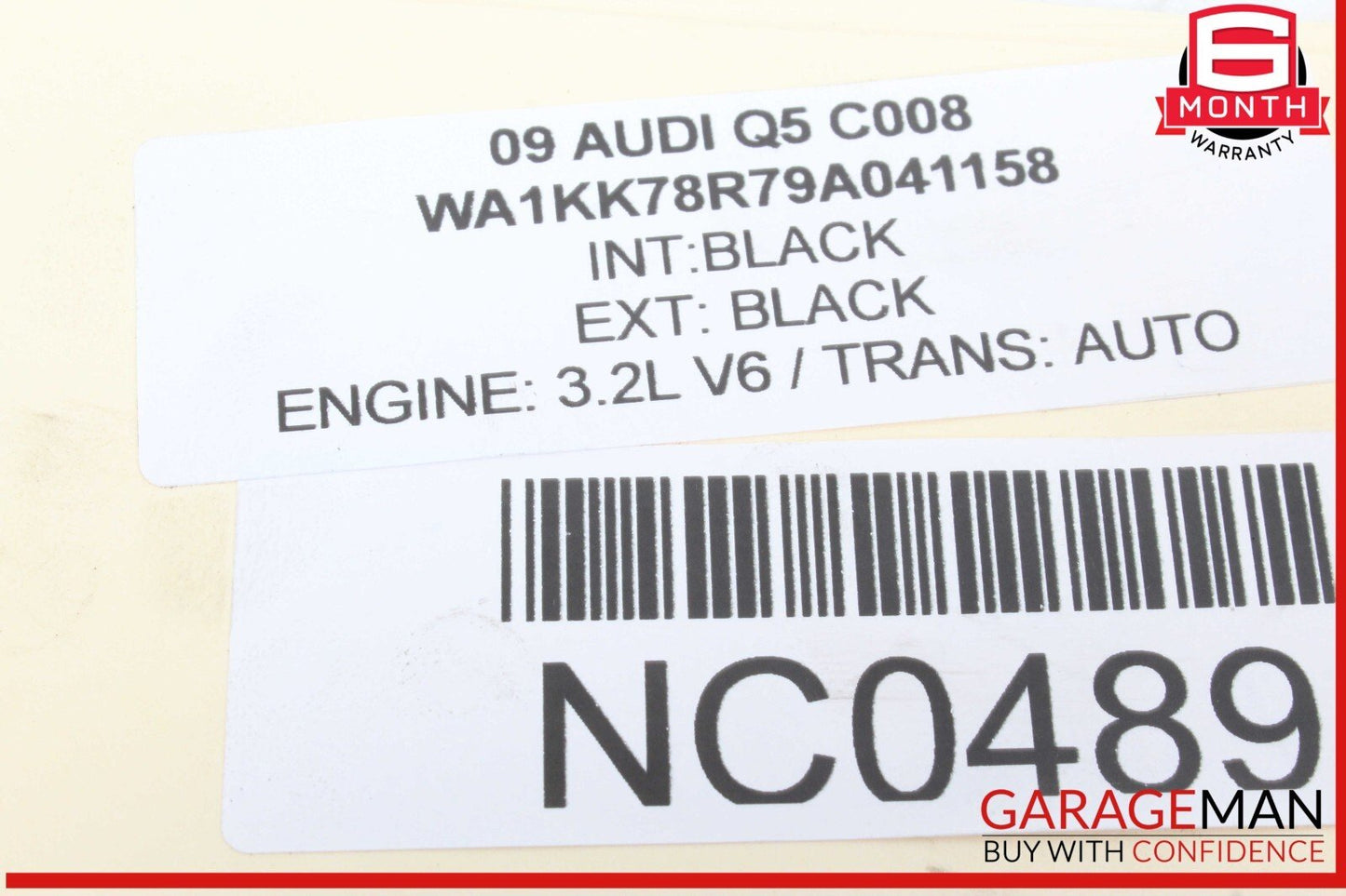 09-17 Audi Q5 Engine Oil Cooler Radiator 06E117021G OEM