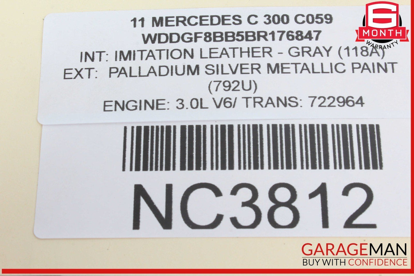 08-18 Mercedes W204 C300 E350 E400 Front Left Side Door Control Module Unit OEM