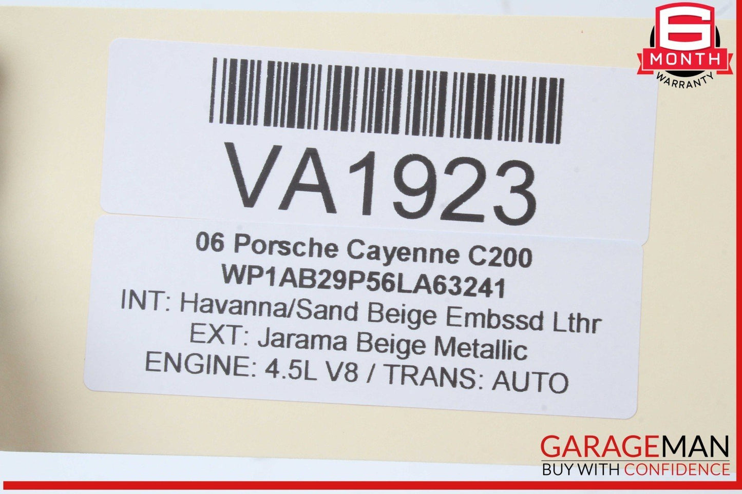 03-10 Porsche Cayenne 955 957 Rear Trunk Hatch Windshield Wiper Motor OEM