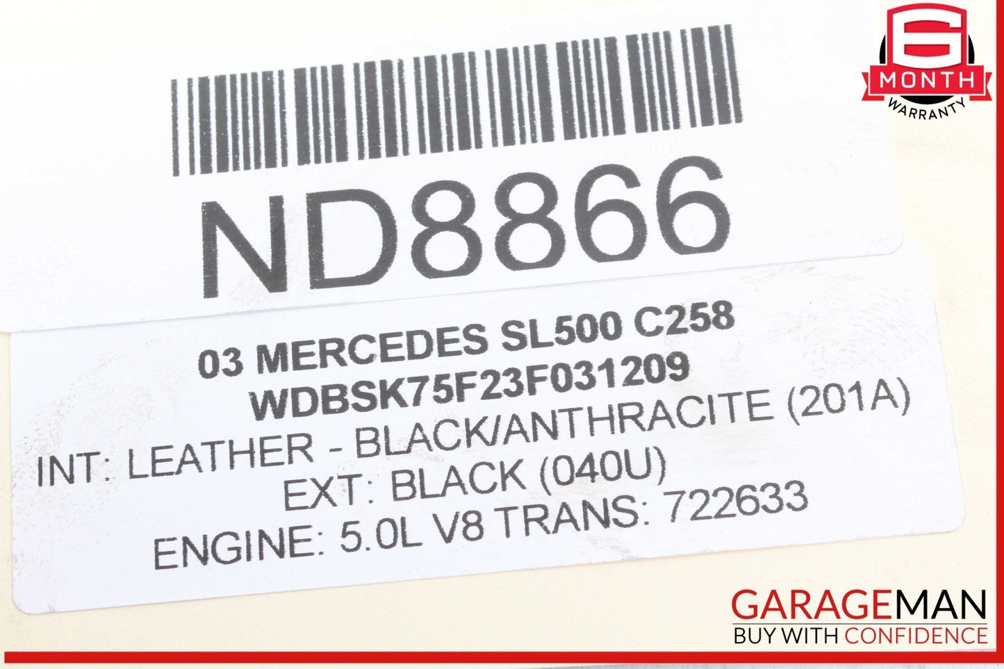 03-06 Mercedes R230 SL500 SL55 AMG Power Steering Pump Pulsation Dampener OEM