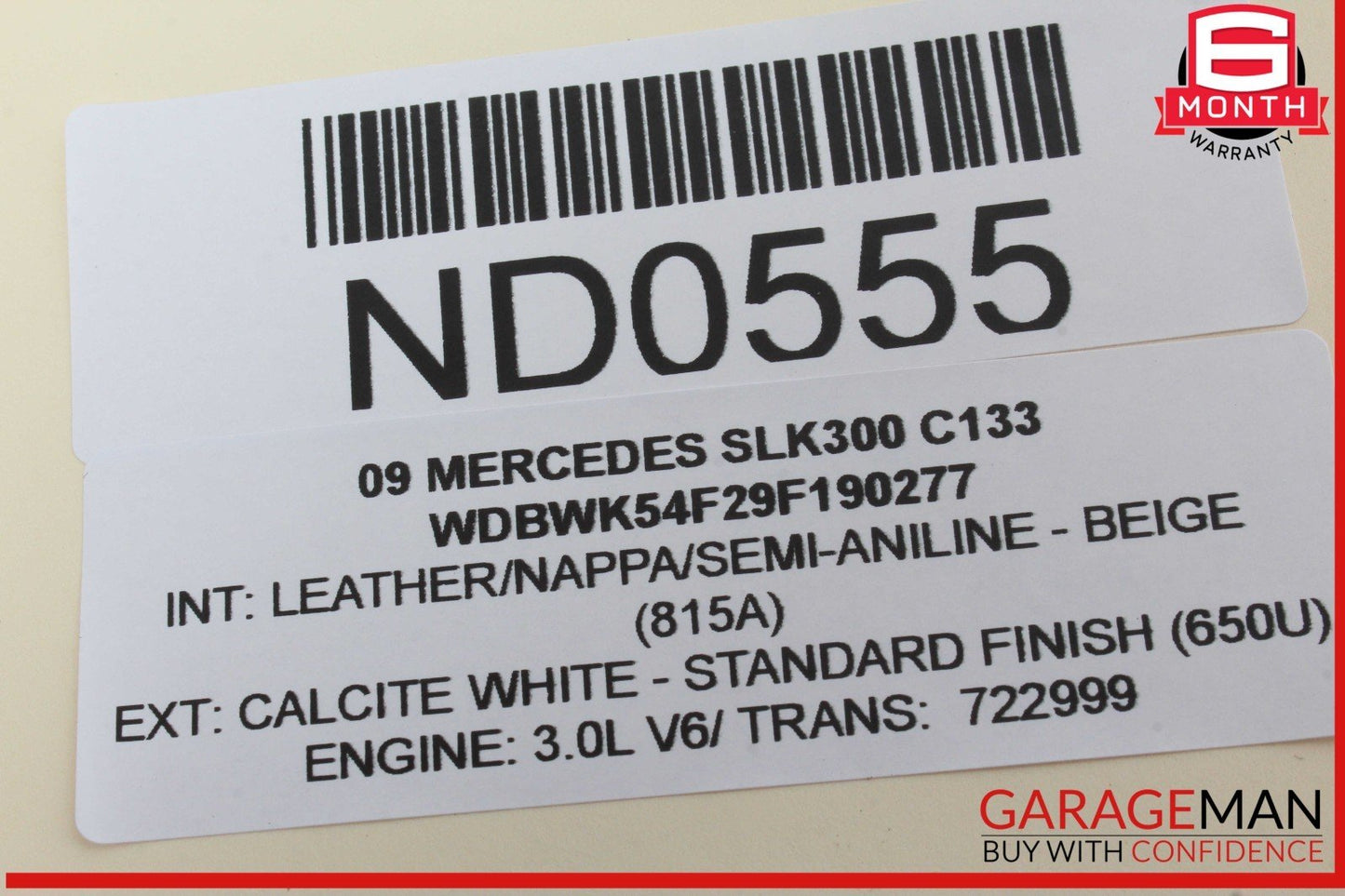 05-11 Mercedes R171 SLK300 SLK280 Heating Heated Seat Control Module Unit OEM