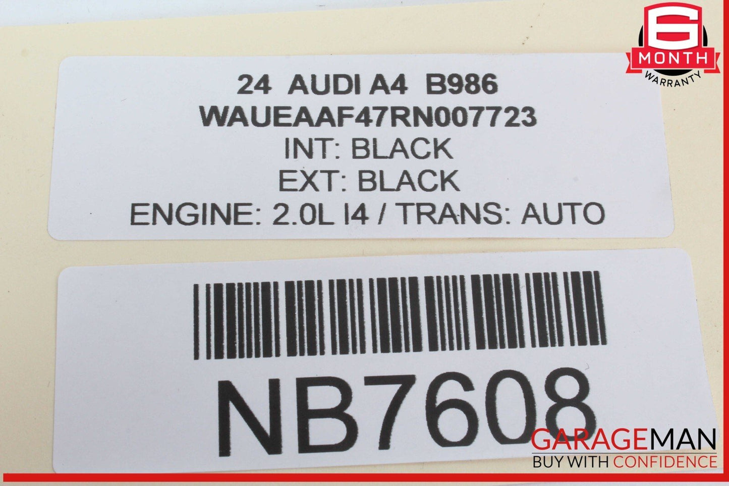 17-24 Audi A4 Brake Pedal Assy Assembly 8W1723117B OEM