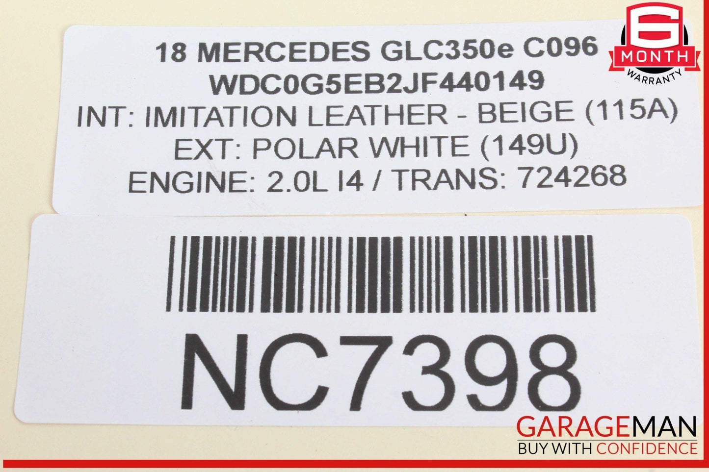 15-20 Mercedes X253 GLC350e Front Left Driver Side Seat Control Module OEM