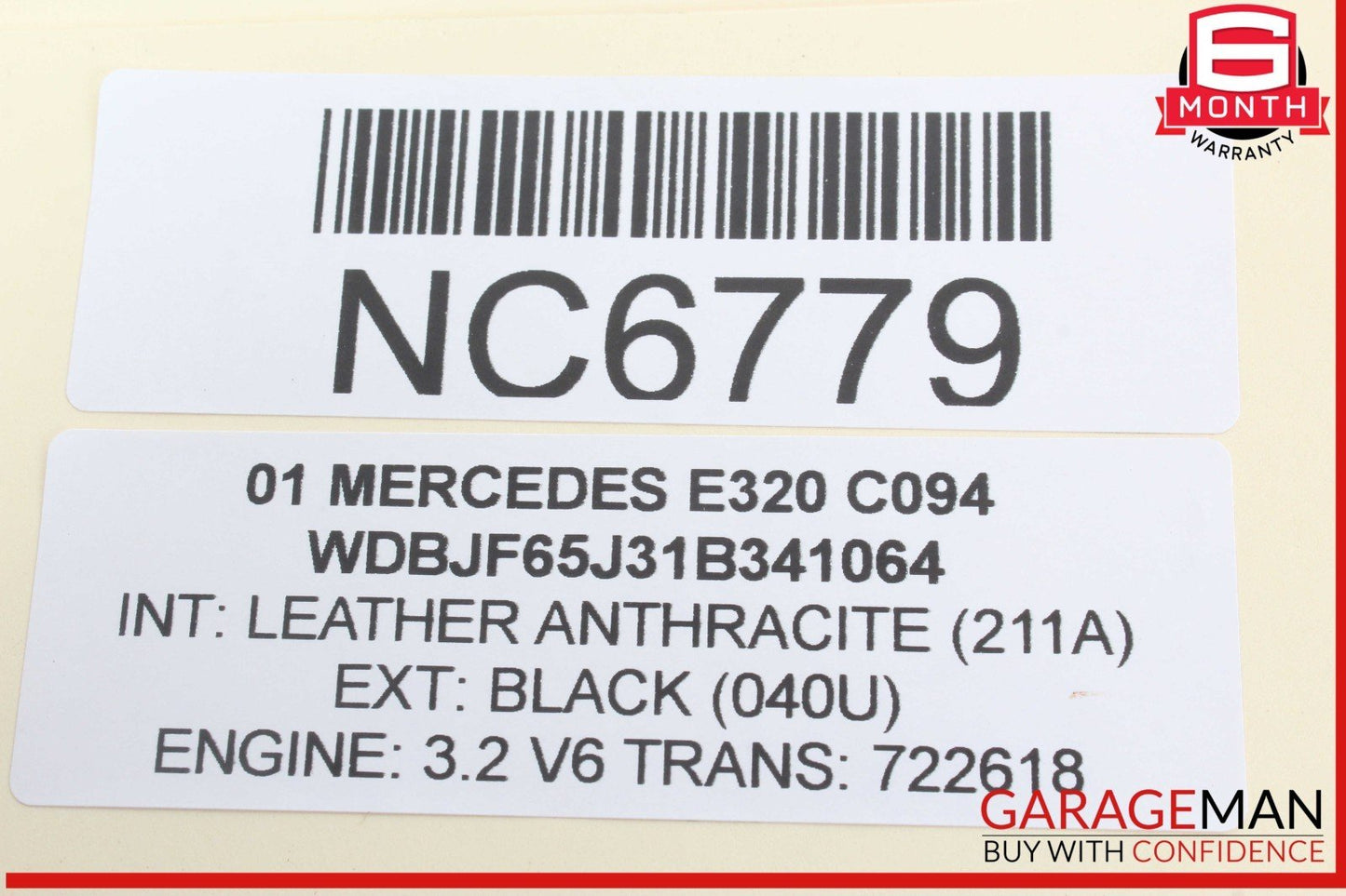 98-02 Mercedes W210 E320 Air Emission Pollution Sensor Control Module Unit OEM