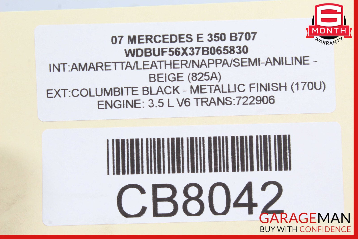 07-09 Mercedes W211 E350 E550 Hazard Light Door Lock Switch Panel Control Wood