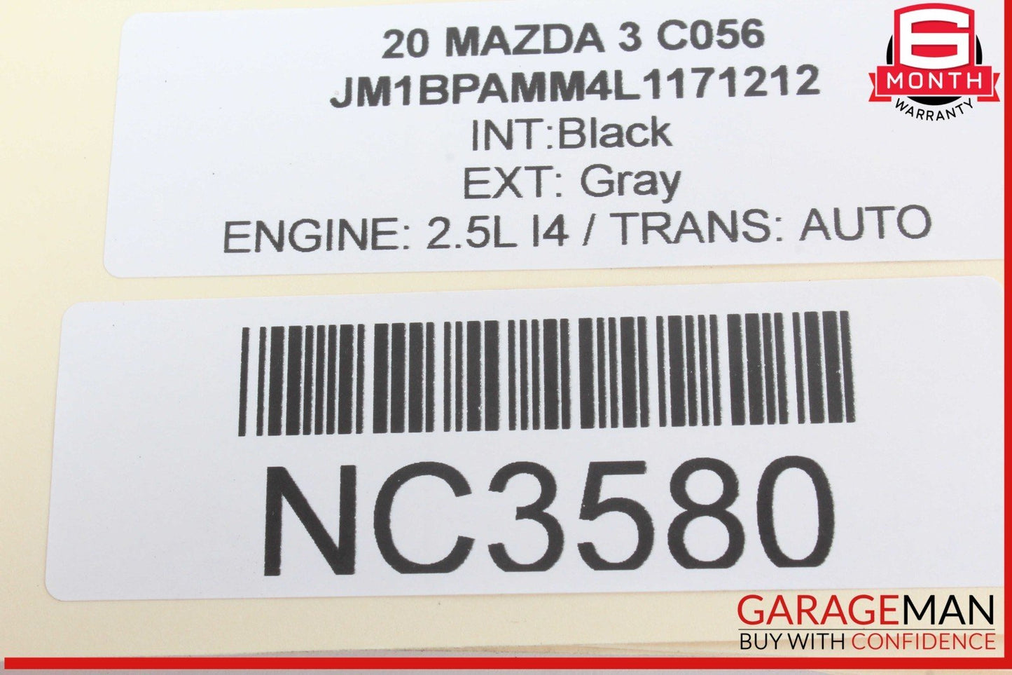 19-23 Mazda 3 Front Left Driver Side Audio Door Speaker OEM