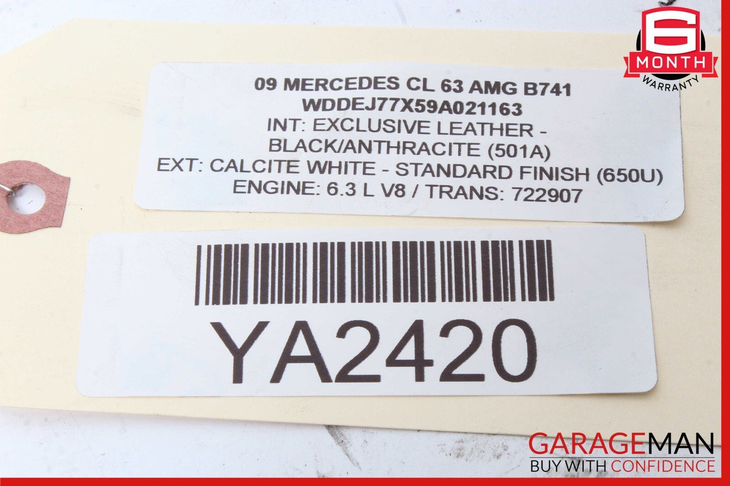 07-14 Mercedes W216 CL63 AMG CL550 S550 Rear Lower Rearward Control Arm OEM