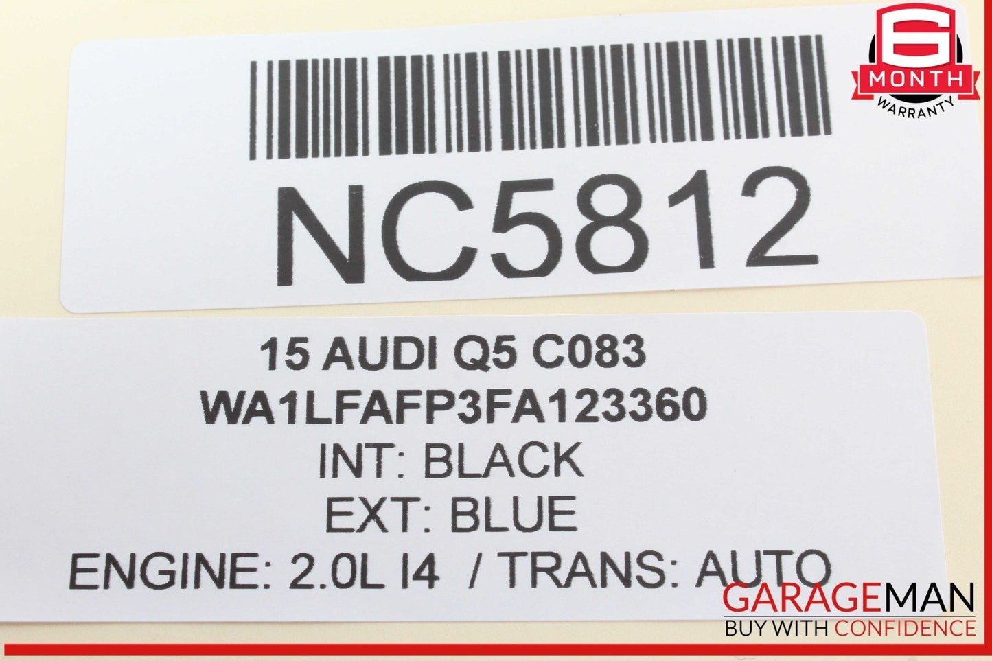 13-17 Audi Q5 Front Right Passenger Side Door Control Module Unit 8K0959792R OEM