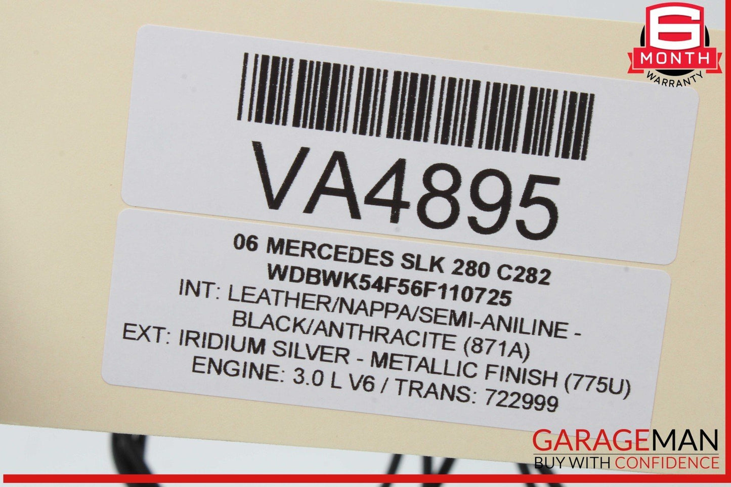 05-11 Mercedes R171 SLK280 SLK350 Front Right Side Door Lock Latch Actuator OEM