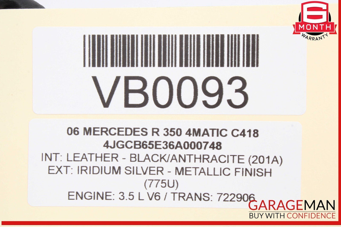 06-13 Mercedes W251 R350 4MATIC Heated Seat Control Module Unit 2118702026 OEM