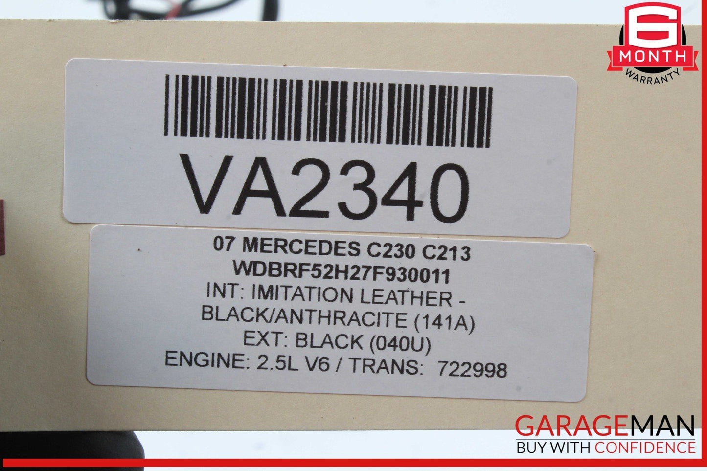 01-07 Mercedes W203 C230 C350 Front Right Side Door Lock Latch Actuator OEM