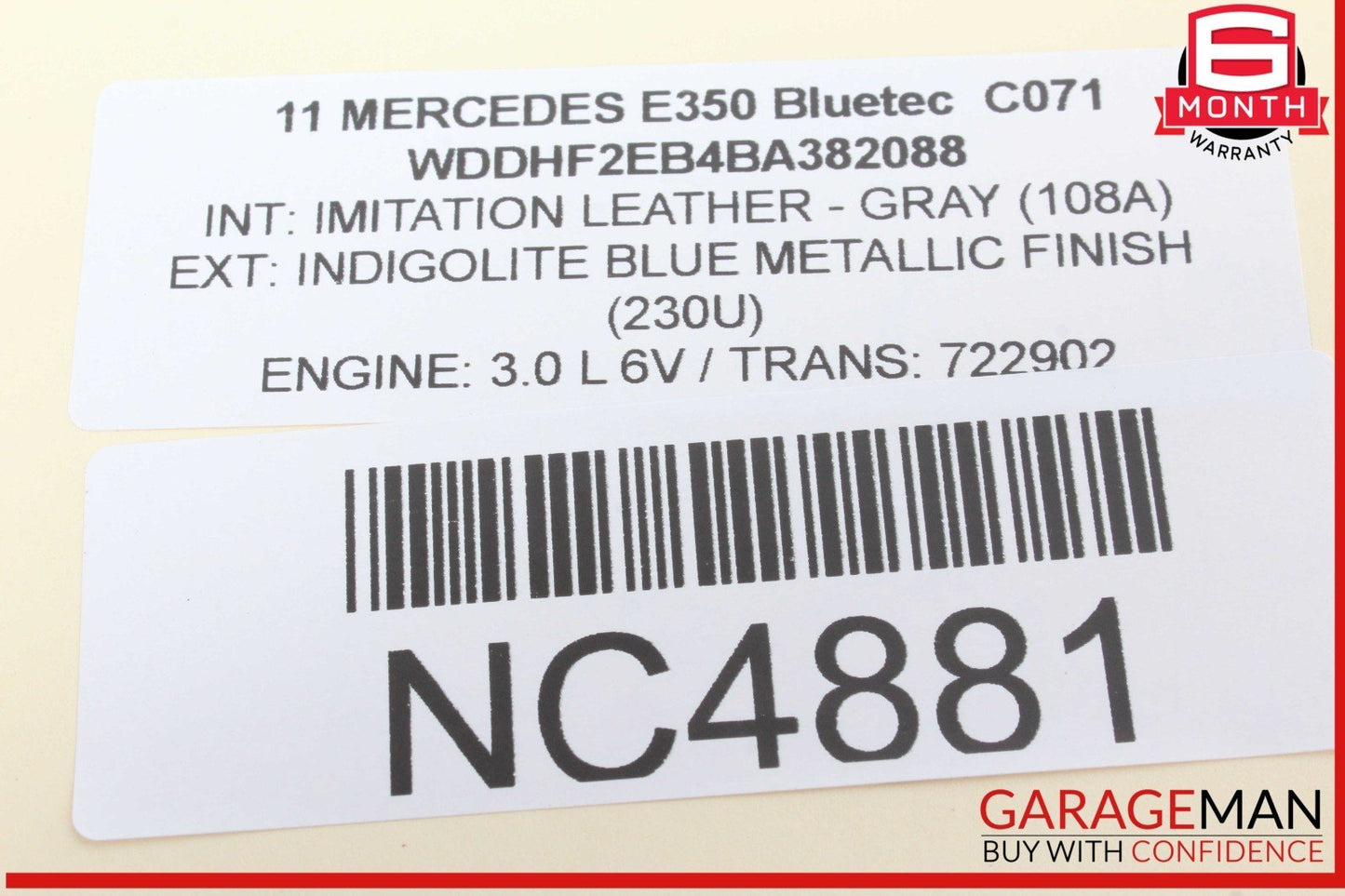 07-13 Mercedes W212 E350 Bluetec Diesel Exhaust Gas Aftertreatment Control Unit
