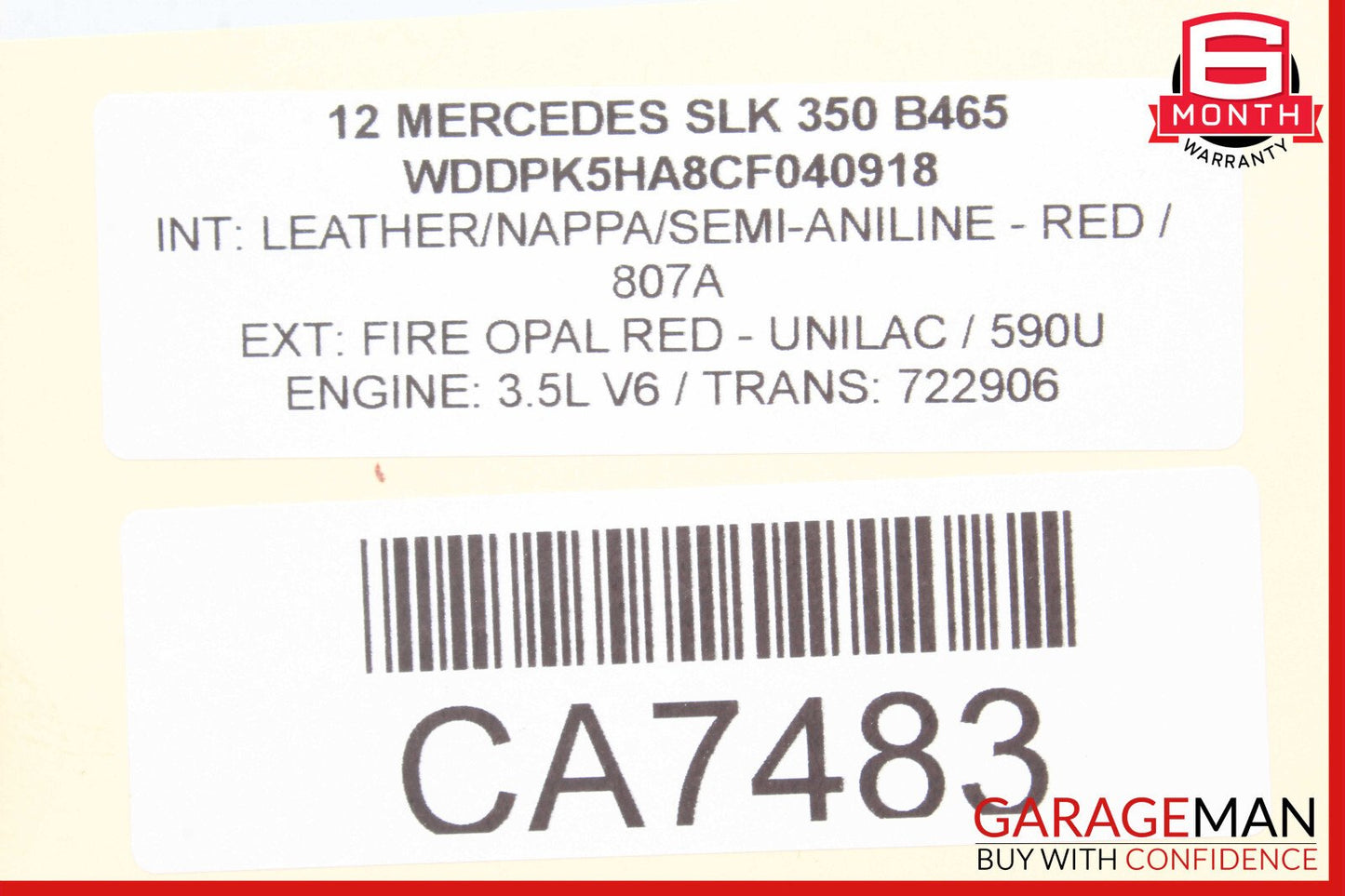 12-20 Mercedes SLK350 SLC300 Rear Right / Left Side Suspension Lower Control Arm