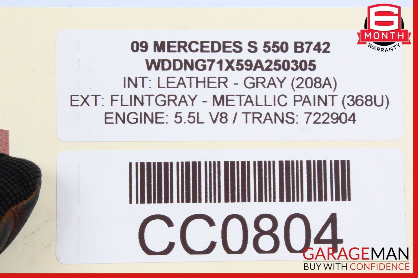 07-14 Mercedes S500 S550 CL550 Front Left Dash AC A/C Air Vent Grille Trim Gray