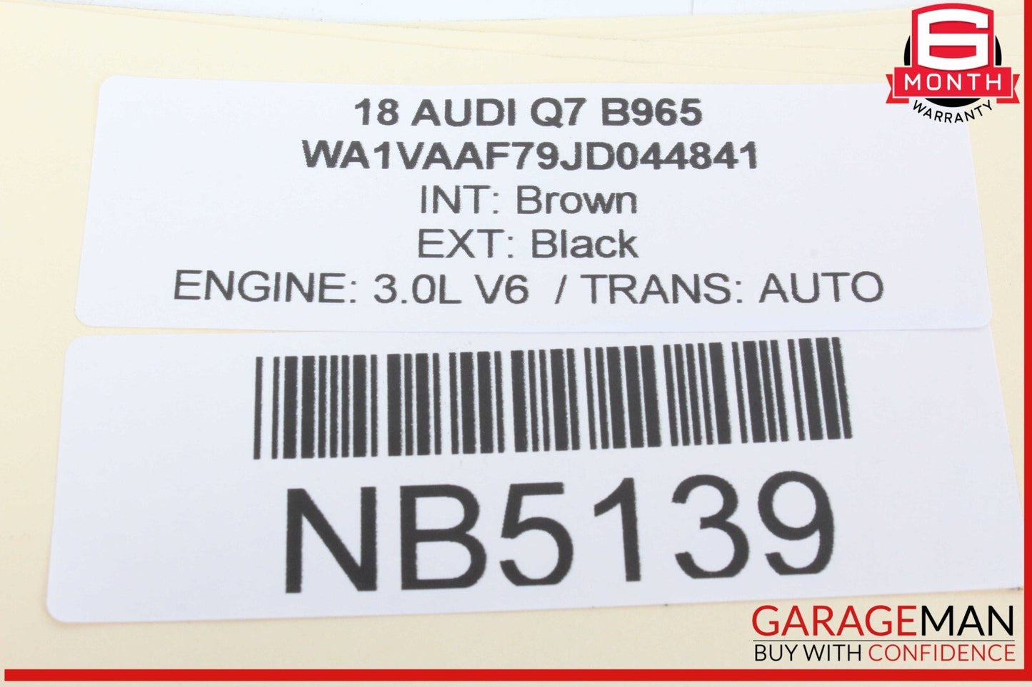 17-24 Audi Q7 Rear 3rd Row Left / Right Seat Release Switch Button 4M0959861B