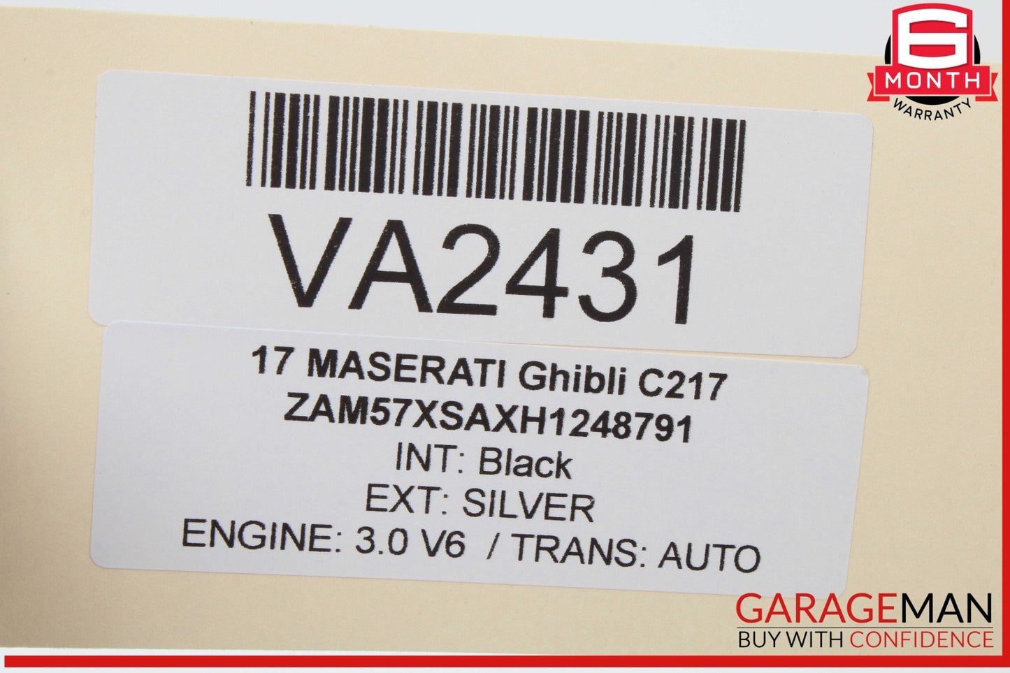 14-17 Maserati Ghibli Front Right / Rear Left or Right Window Regulator Switch