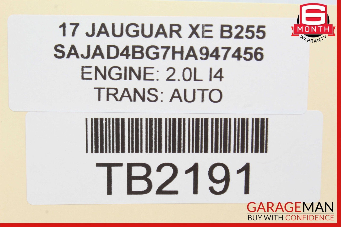 17-19 Jaguar XE 2.0 Panoramic Sunroof Sun Roof Motor OEM