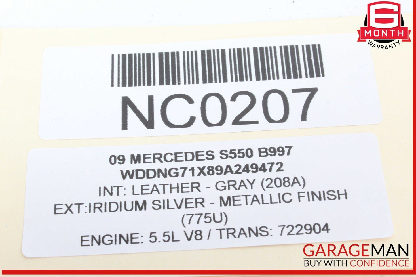 07-13 Mercedes W221 S550 S600 S63 AMG Front Right Side Door Control Module Unit