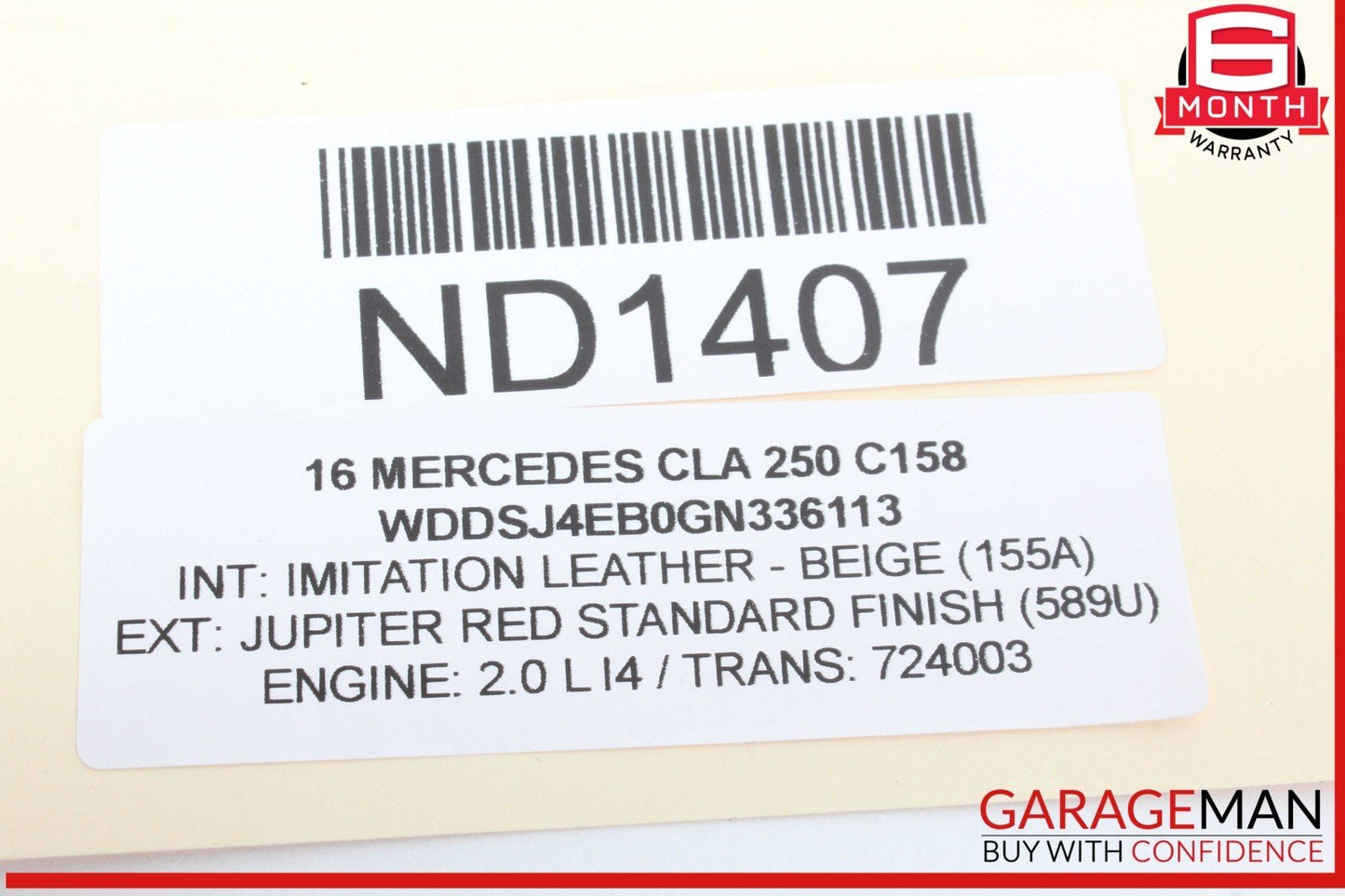14-19 Mercedes W117 CLA250 Front Right or Left Dash AC A/C Air Vent Trim Grill
