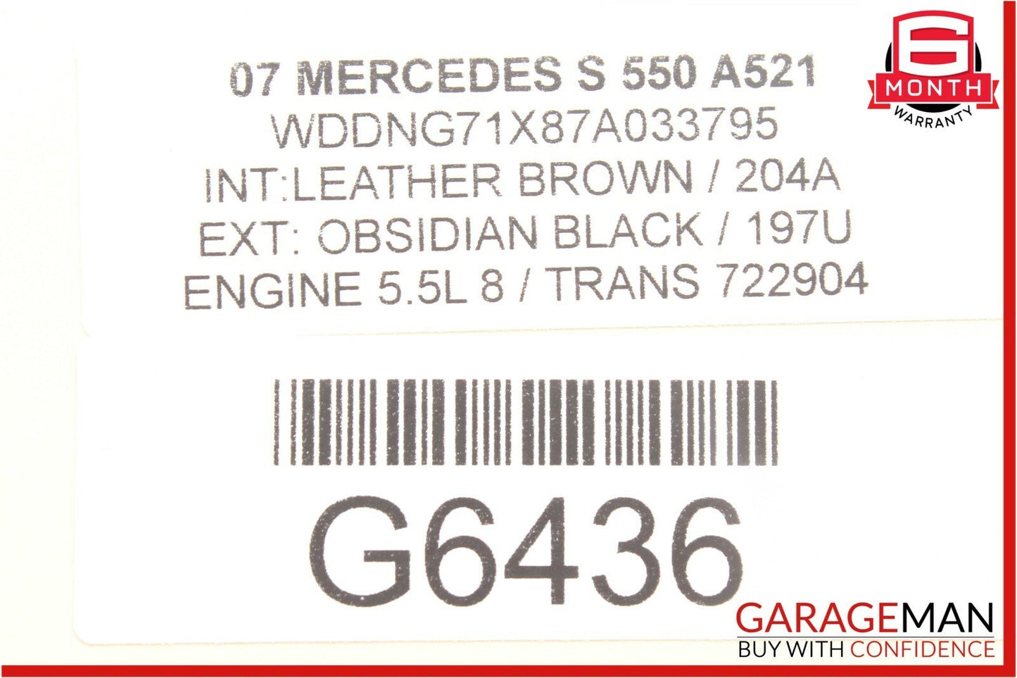 07-13 Mercedes W221 S550 CL550 Central Gateway Computer Control Module Unit