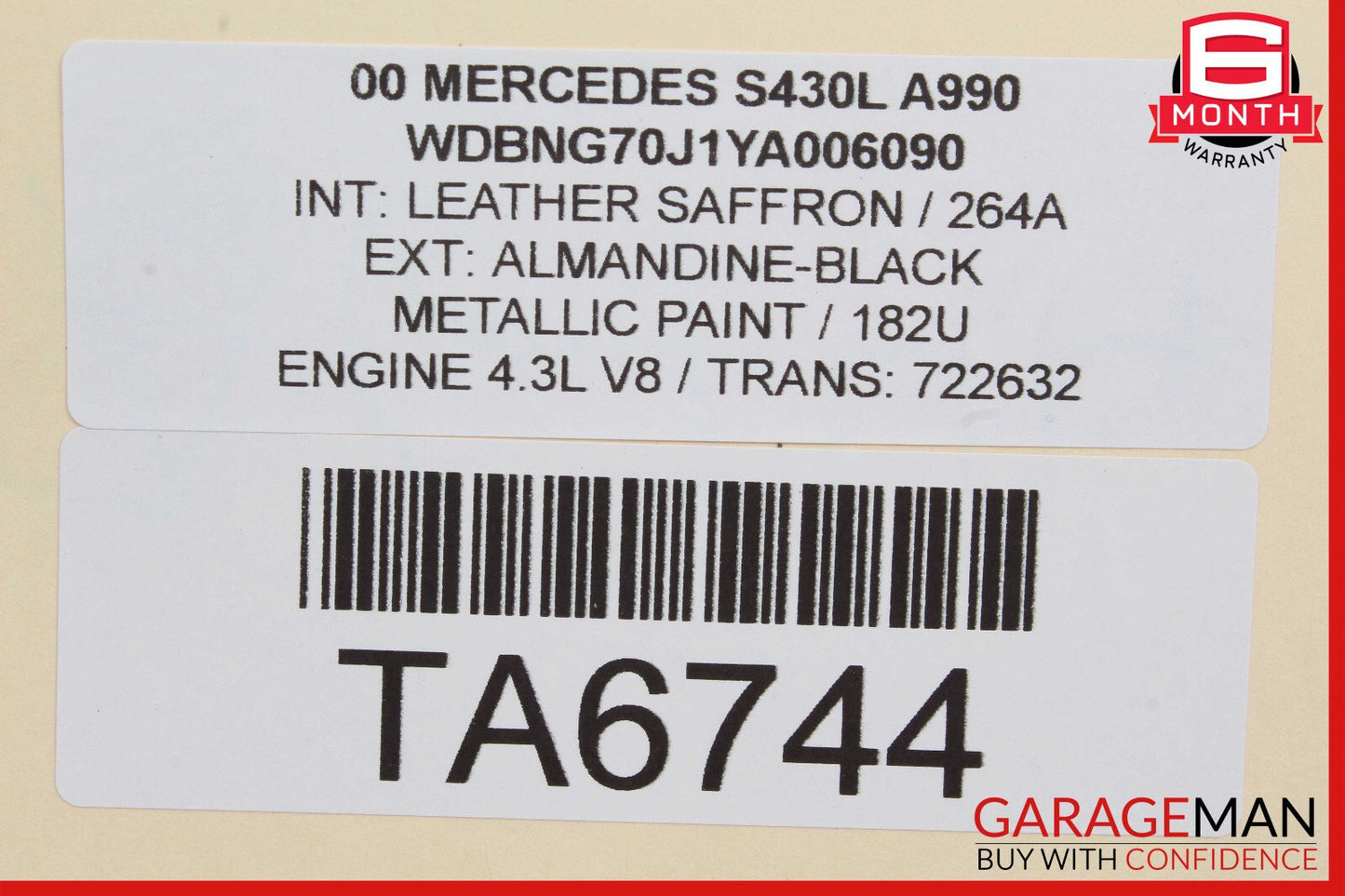 00-01 Mercedes W220 S430 CL500 Communication Antenna Control Module SLN3811D OEM