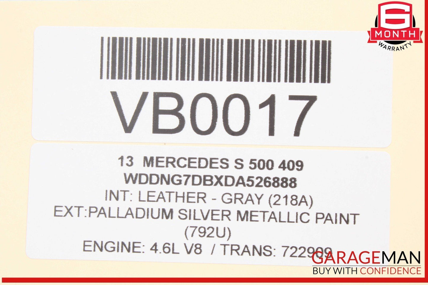 10-14 Mercedes W221 S550 LED Headlight Xenon Low Beam Ballast Module Unit OEM